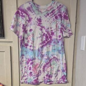 Vibrant Tie-Dye Short Sleeve Tee